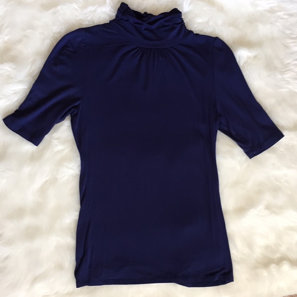❗️3/$15  Soft and dressy ink blue shirt